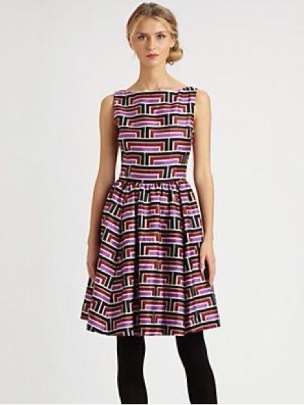 Kate Spade Florence Broadhurst Dress Size 8 Purple